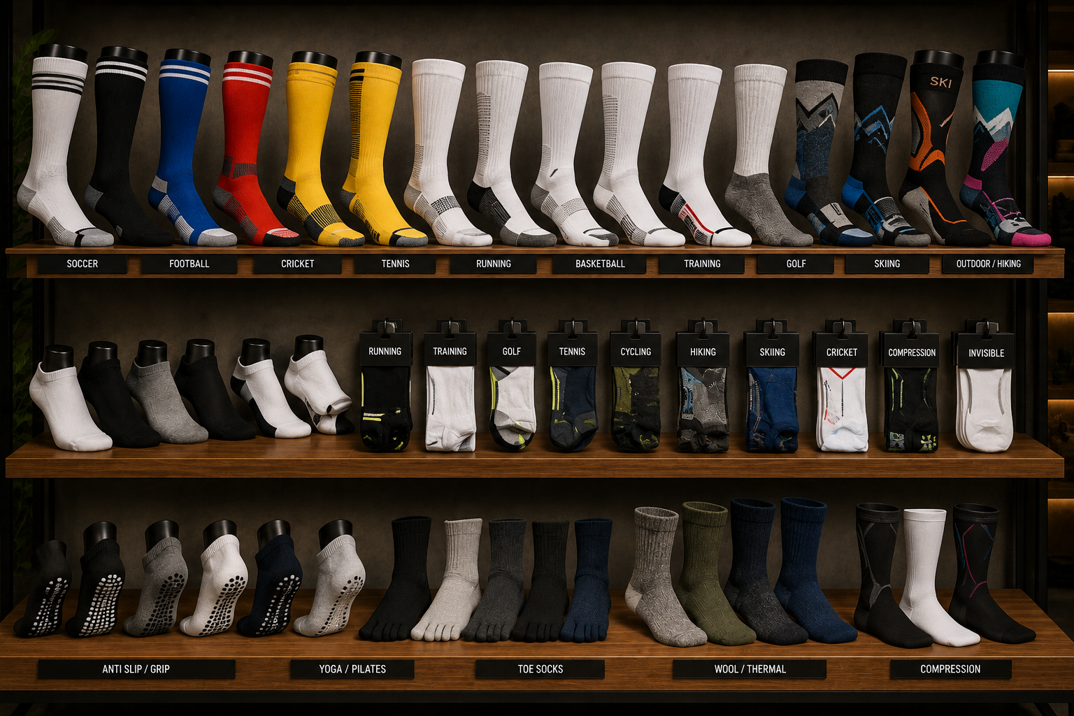 Socks product category